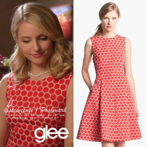 Kate Spade Cory Dot Dress ASO Quinn Fabray Glee - Picture 2 of 16